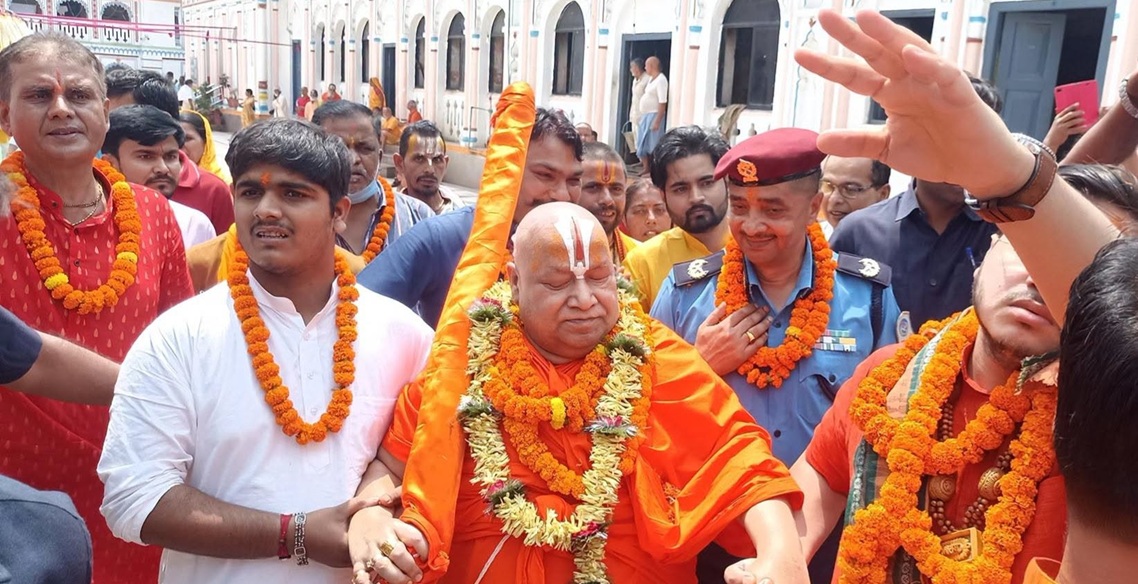 प्रधानमन्त्री बालेन्द्रमा हिन्दूत्वप्रति प्रेम छैन : भारतीय धर्मगुरु