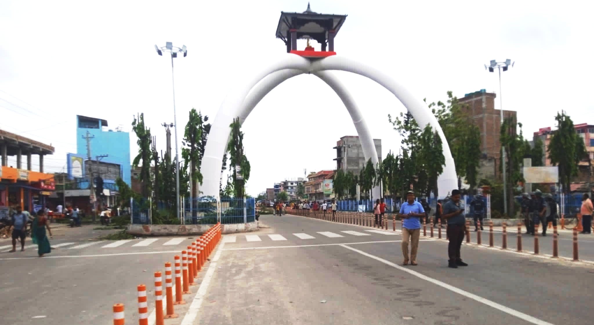 जनकपुरमा अश्रुग्याँस प्रहार, दुई जना प्रदर्शनकारी घाइते